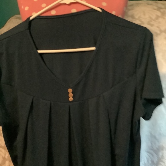 Women’s Black Causl V Neck T Shirt XL - Picture 8 of 15